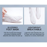 BLULUXE Exfoliating Foot Mask Hydrating Sock Pedicure Essential