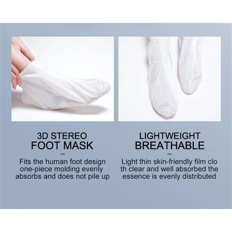 BLULUXE Exfoliating Foot Mask Hydrating Sock Pedicure Essential