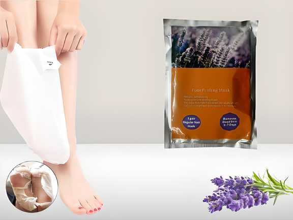 BLULUXE Exfoliating Foot Mask Hydrating Sock Pedicure Essential