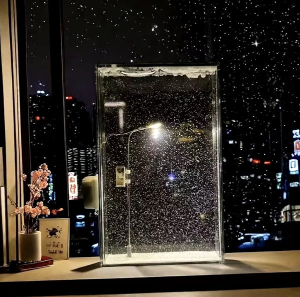 BLULUXE Snow Scene Light Street Lamp