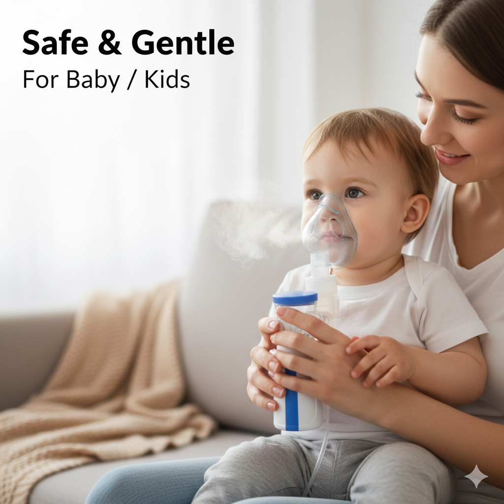 Portable Ultrasonic Rechargeable Mesh Nebulizer Machine