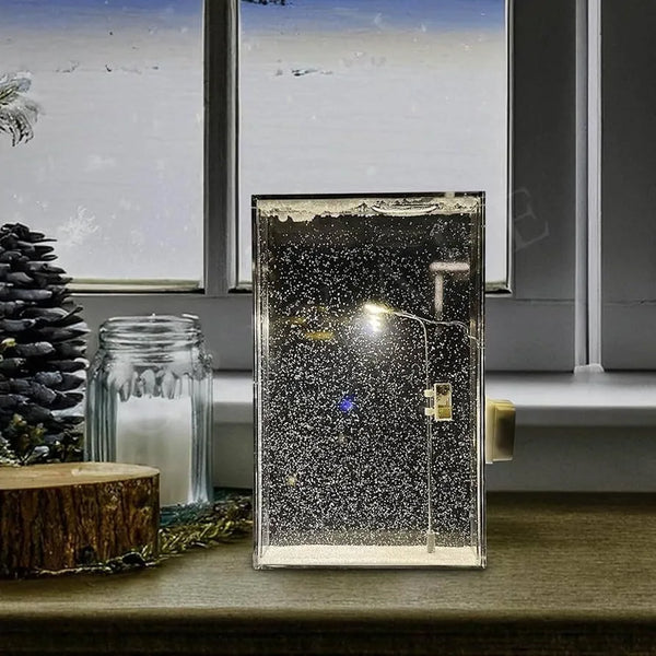 BLULUXE Snow Scene Light Street Lamp
