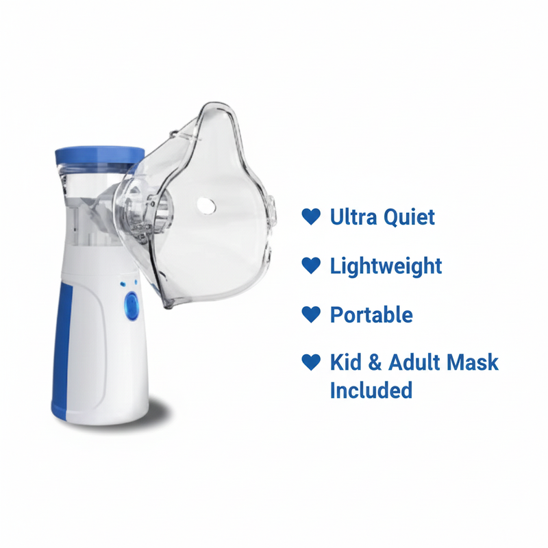 Portable Ultrasonic Rechargeable Mesh Nebulizer Machine