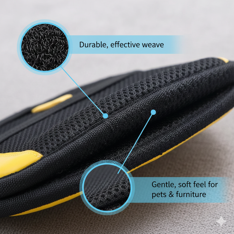 Pet Hair Removal Gloves (Pack of 2)