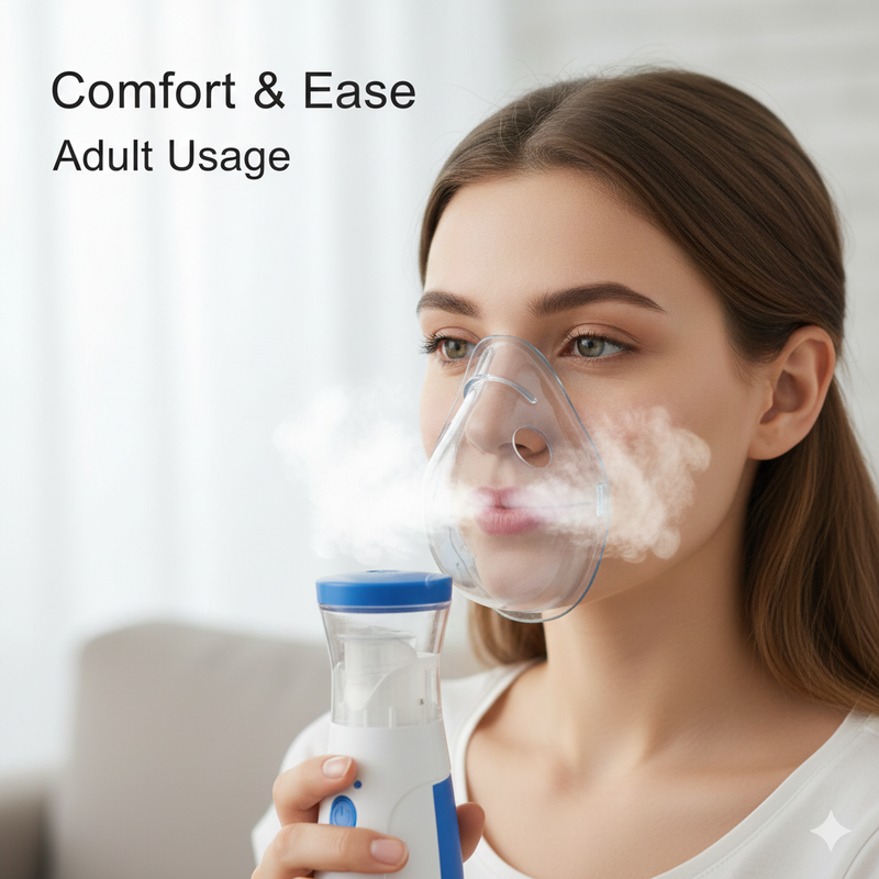 Portable Ultrasonic Rechargeable Mesh Nebulizer Machine